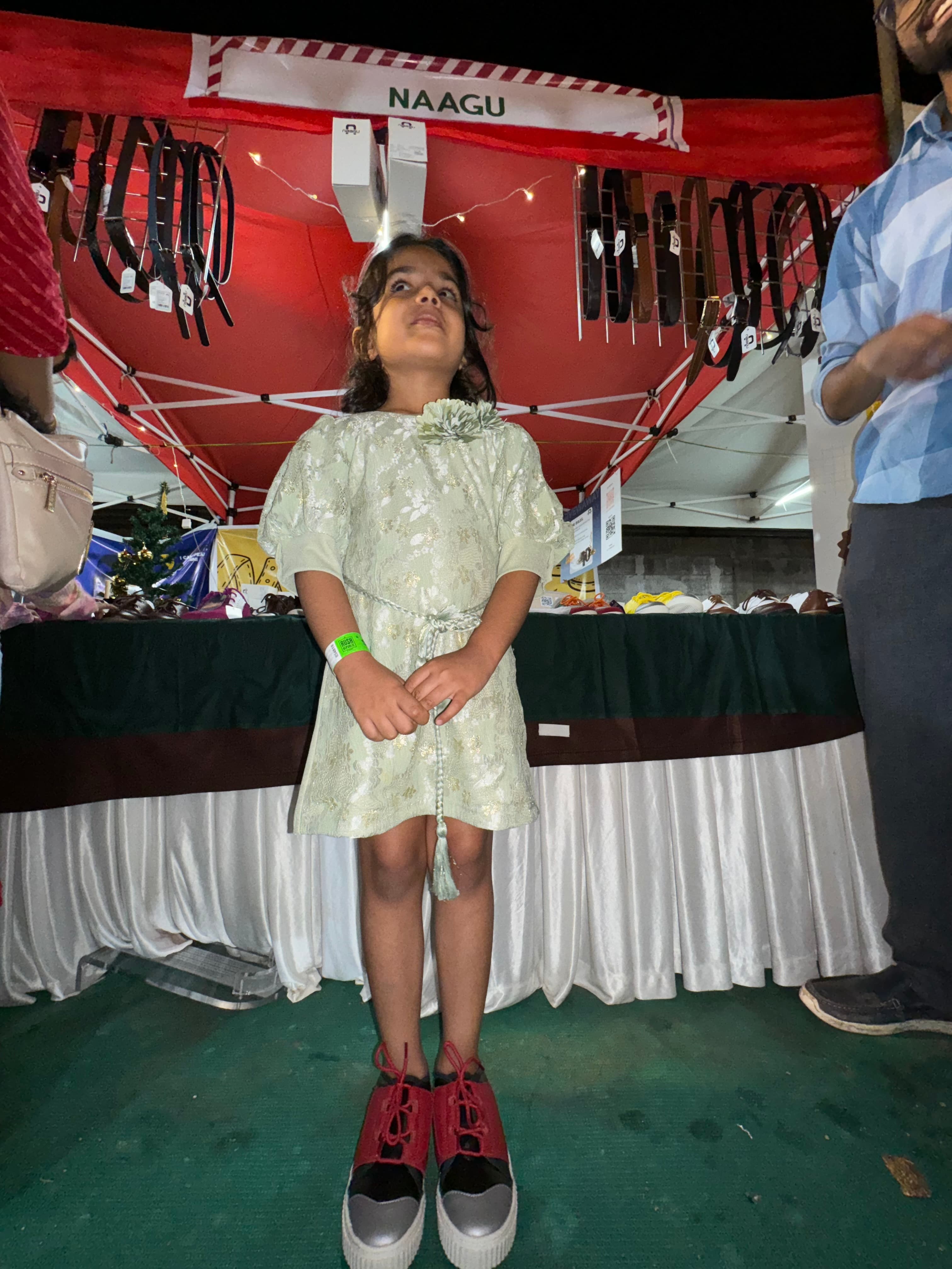 Kids exploring in Naagu shoes