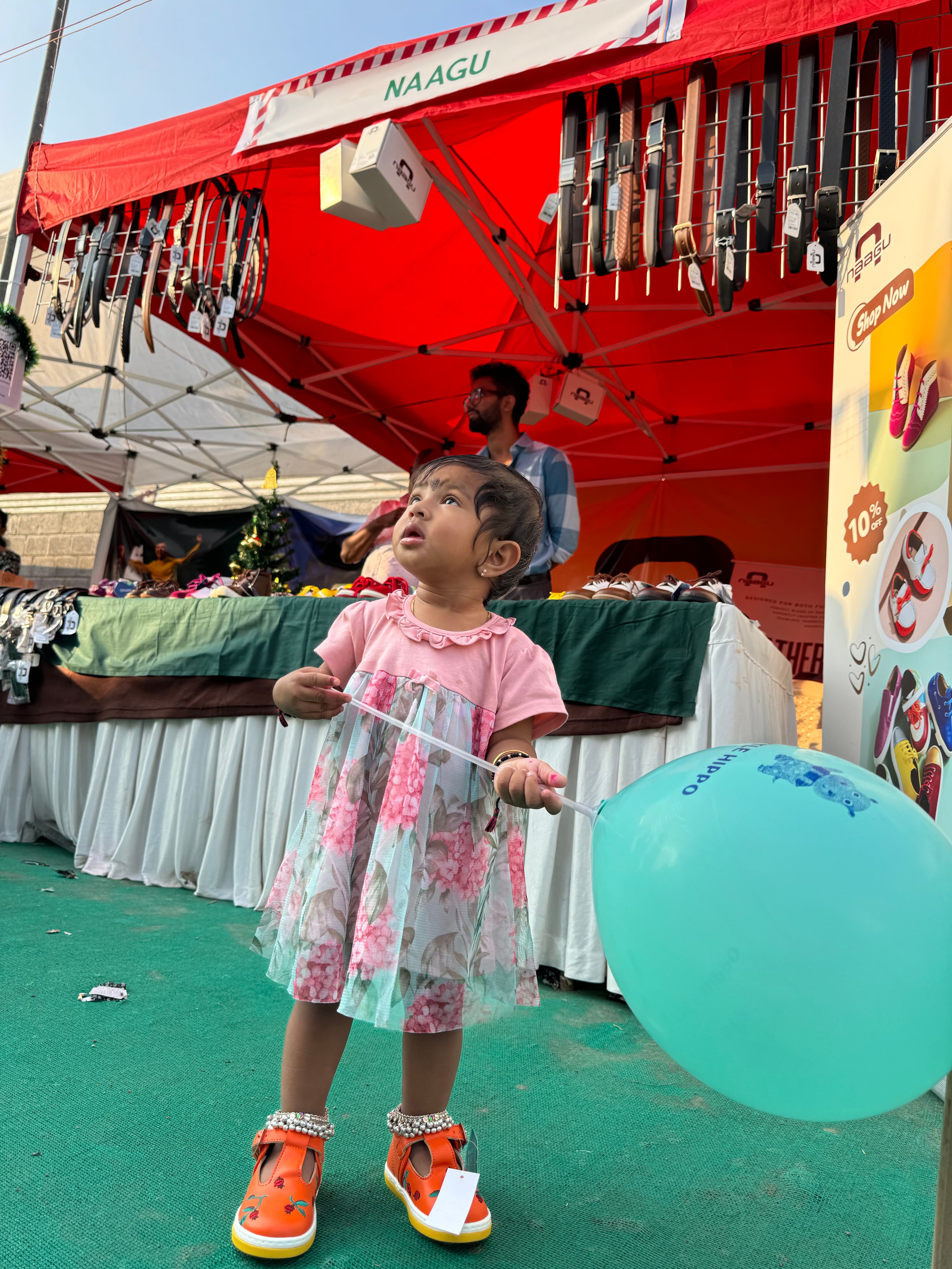 Kids wearing Naagu shoes outdoors