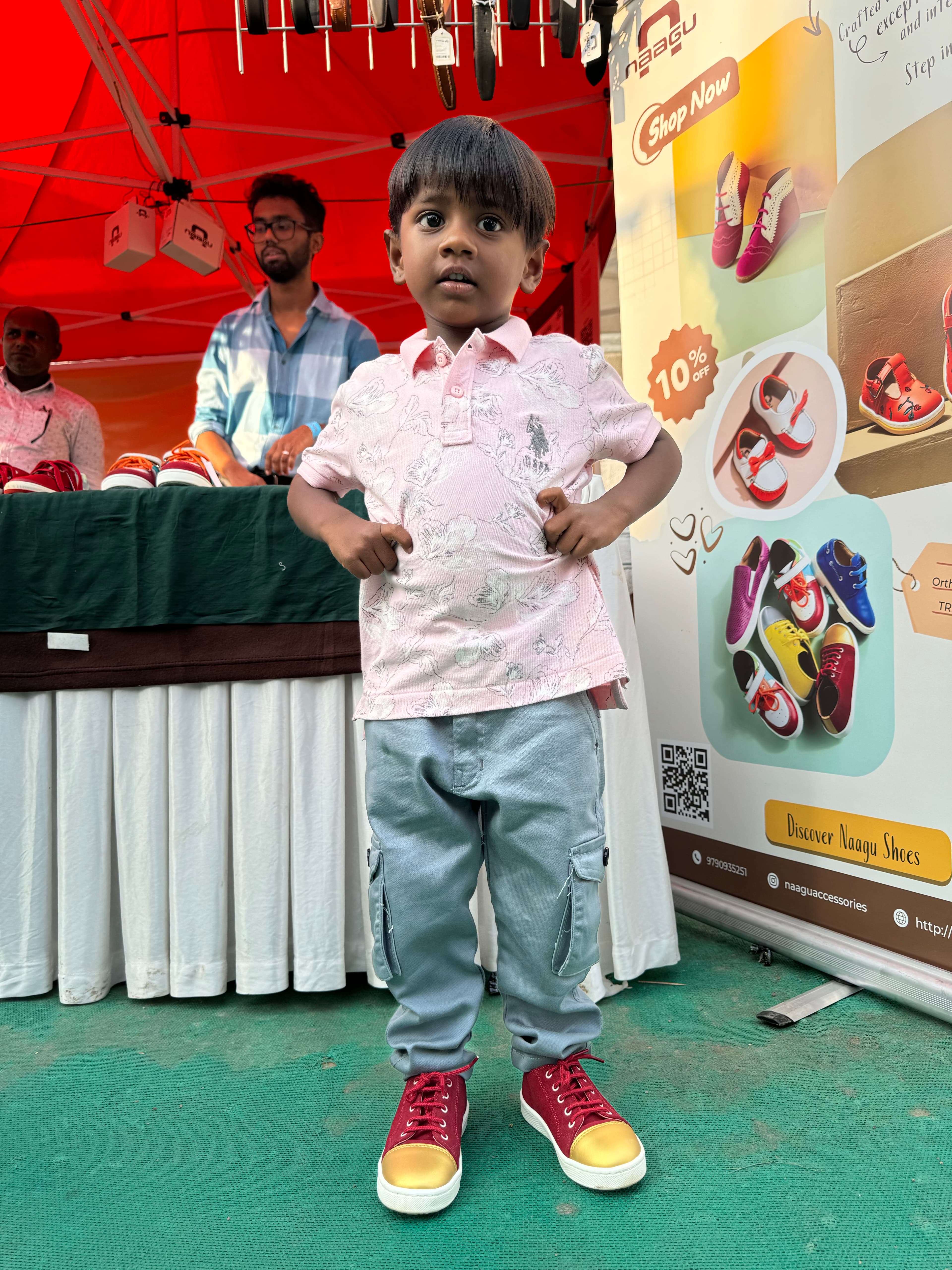 Kids exploring nature in Naagu shoes