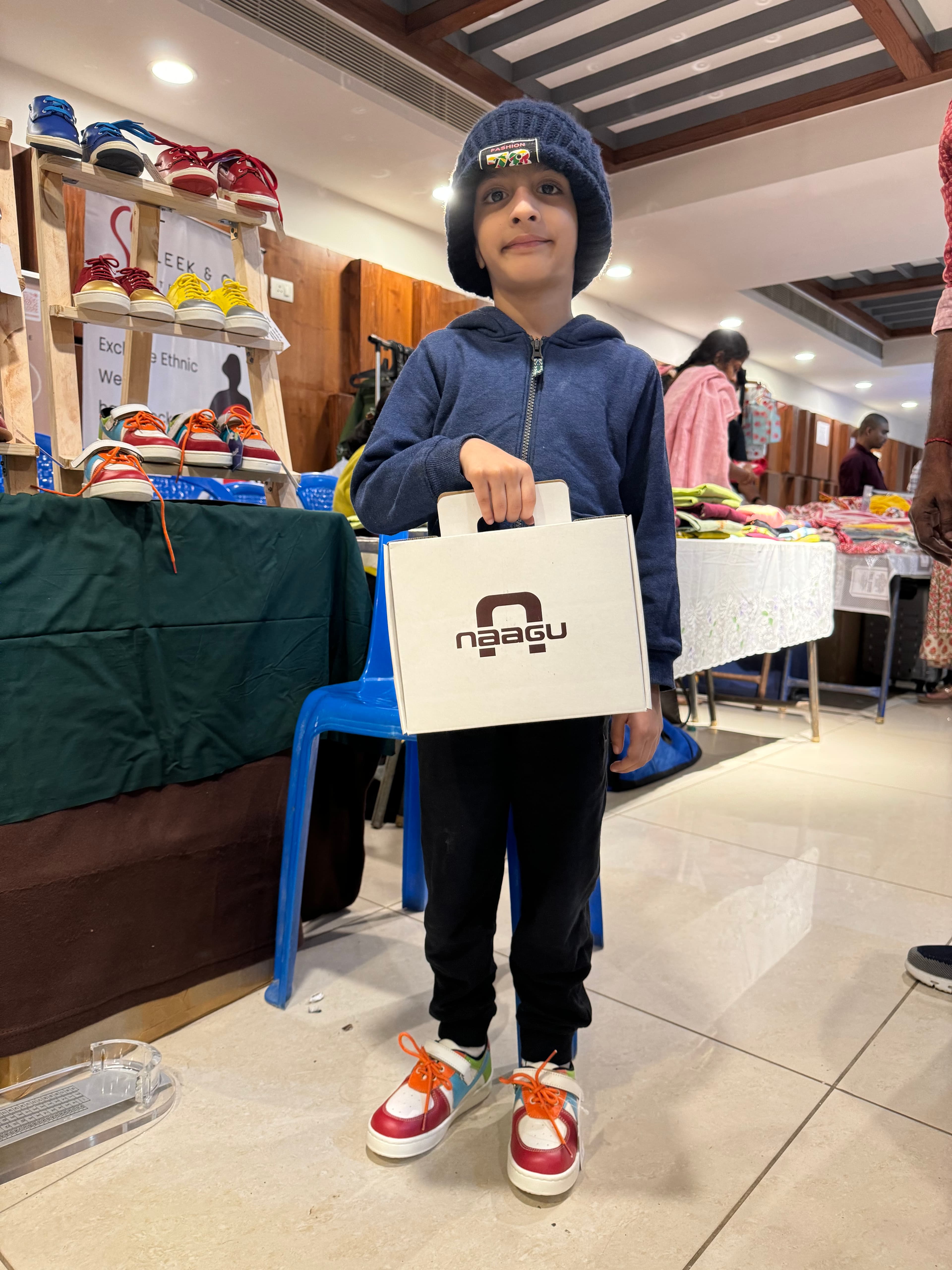 Kids adventure time in Naagu shoes