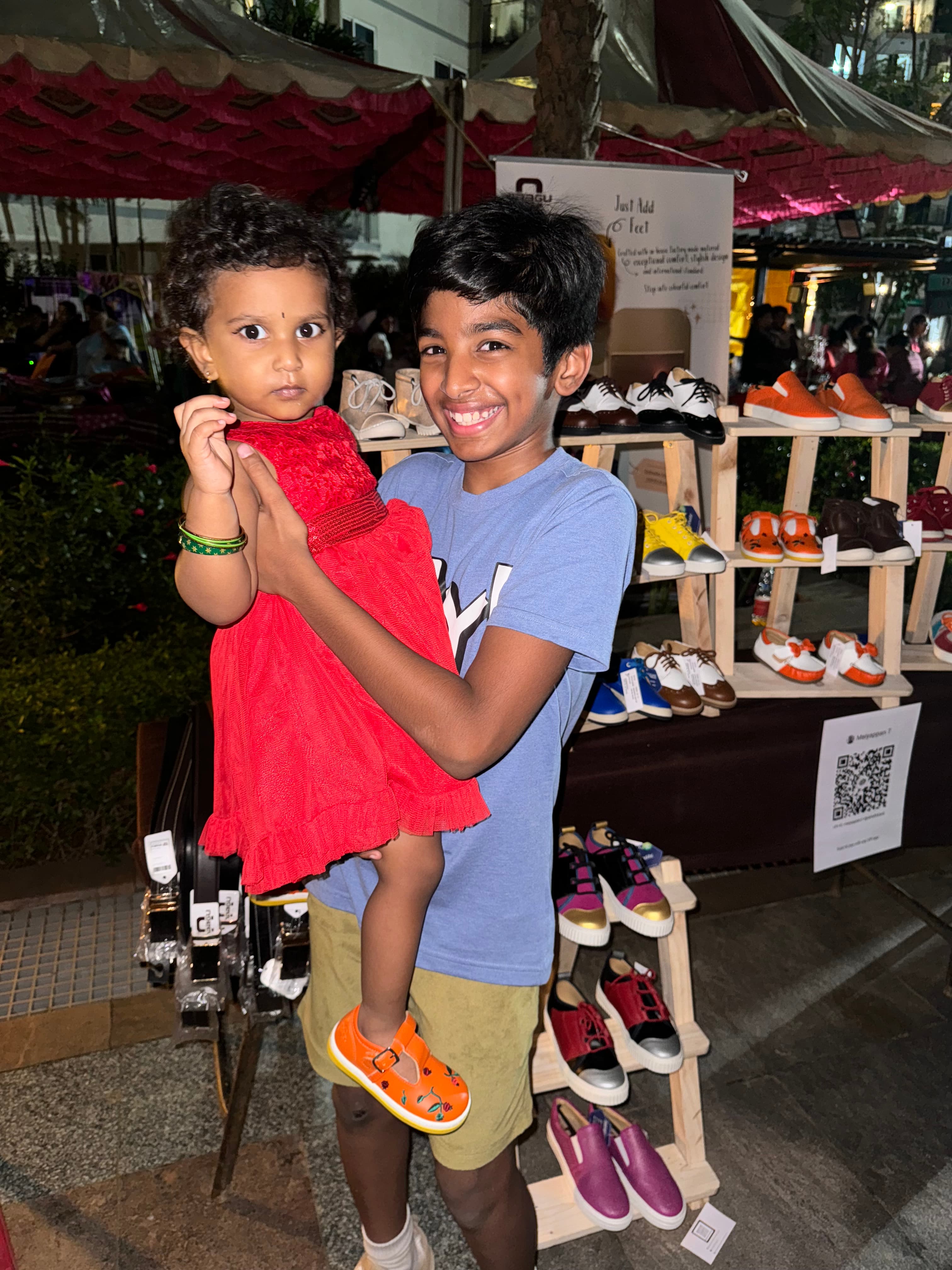 Kids outdoor play in Naagu shoes