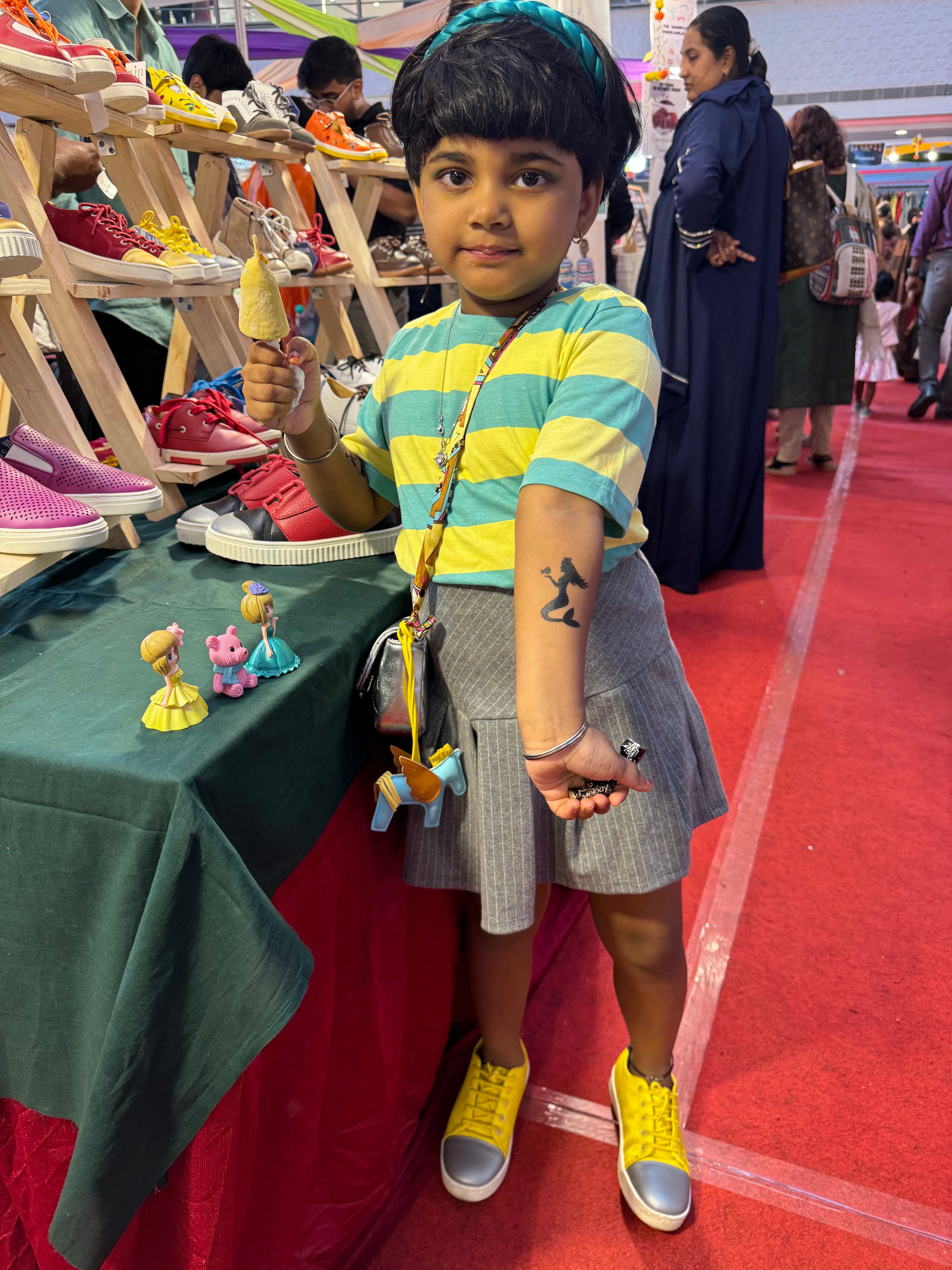 Kids wearing Naagu shoes